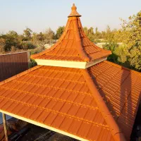 آلاچیق وسقفهای شیروانی سفالی ورقی پلی کربنات|خدمات پیشه و مهارت|نجفآباد, کهریزسنگ|دیوار