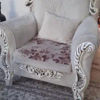 مبل هفت نفره همراه با میز جلو مبلی و دو عسلی|مبلمان خانگی و میز عسلی|تهران, تاکسیرانی|دیوار