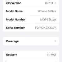 اپل iPhone 8 Plus با حافظهٔ ۶۴ گیگابایت