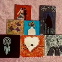 بوم های نقاشی