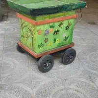 گاری تزیینی دست ساز