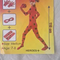 لباس دختر کفشدوزکی ladybug اسباب بازی هدیه دخترانه