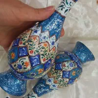 گلدان میناکاری|صنایع دستی و سایر لوازم تزئینی|خمین, |دیوار