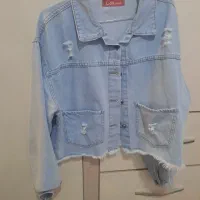 کراپ کت جین سایز ۴۲..۴۴|لباس|میانه, |دیوار