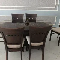 فروش میز نهار خوری 6 نفره بسیار تمیز