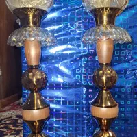 یک جفت شمعدان وساعت