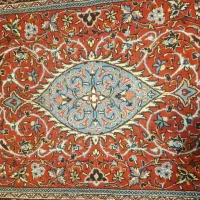 جفت قالیچه دست‌باف ۱×۱.۵ متر، رنگ لاکی اصیل|فرش|تهران, امیرآباد|دیوار