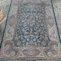 ۲ تخته فرش آکریلیک طرح شکارگاه زمینه سورمه ای|فرش|تهران, آرارات|دیوار