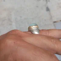 این انگشتر سنگ اوپال صدفی|جواهرات|تبریز, |دیوار