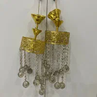 یک جفت لوستر کریستال