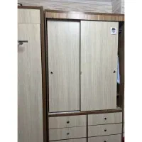 تخت کمجا به همراه کمدو تشک فروش فوری|تخت و سرویس خواب|ری, دولتآباد|دیوار