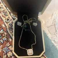 نیم ست نقره سیاه قلم|جواهرات|مشهد, الهیه|دیوار