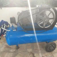 پمپ باد 80 لیتری خوابیده