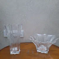 آجیل خوری وگلدان کریستال ستاره ای