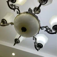 لوستر ۶ شعله|لوستر و چراغ آویز|رشت, کاکتوس|دیوار