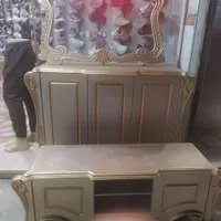 ست کنسول و آینه میز تلوزیون