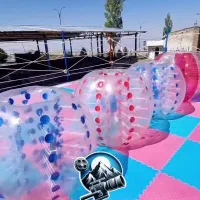 توپ حبابی همراه ۸۰ متر تاتامی و پمپ باد|ورزش‌های توپی|مشگین شهر, |دیوار