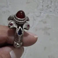 انگشتر دست ساز نقره