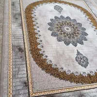 فرش ۱۲ متری طرح مرمر نقره ای