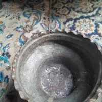 کاسه و قندان مسی قدیمی و کلکسیونی