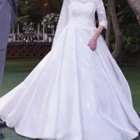 لباس عروس یک بار پوشیده شده + ژپون