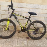 دوچرخه سایز ۲۶ با کاغذ خرید در حد نو سالم