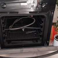 فر توکار با کار کرد گاز و برق نمای فر شیشه مشکی|اجاق گاز و لوازم برقی پختوپز|باقرشهر, |دیوار