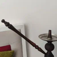 قلیان دو سیب چوب گردو