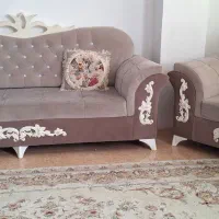 مبل هشت نفره+میز جلو مبلی+میز غذاخوری ۴ نفره