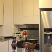 کابینت بدنه فلز در های گلاس