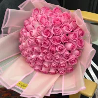 دسته گل رز صورتی هلندی درجه۱|گل و گیاه طبیعی|تهران, شهرک غرب|دیوار