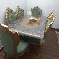 مبل استیل ۹ نفره با نهار خوری