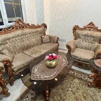 فروش مبل سلطنتی ۹ نفره|مبلمان خانگی و میز عسلی|رشت, منظریه|دیوار