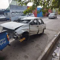 پراید مدل89 تصادفی