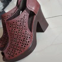 کفش چرم طبیعی سایز ۳۸