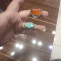 انگشتر عقیق و فیروزه (کلکسیونی)|جواهرات|یزد, |دیوار