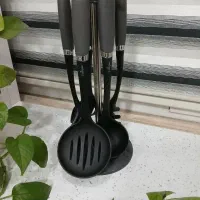 سرویس کفگیر و ملاقه آشپزخانه کامل با استند