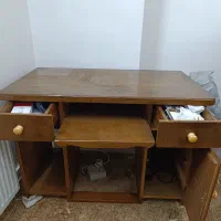 میز کامپیوتر بسیار محکم با چوب راش دارای۳کشو|میز تحریر و کامپیوتر|جویبار, |دیوار