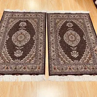 جفت ذرع نیم دستبافت طرح ماهی اکبند