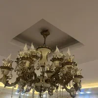 لوستر برنز ۶ شاخه|لوستر و چراغ آویز|اردبیل, |دیوار