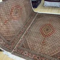 فرش جفت ۶ متری ماهی کرم قهوه ای