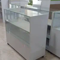 پیشخوان ویترین دکور3طبقه.شیشه8میل اندازه استاندارد|بوفه، ویترین، کنسول|نوشهر, |دیوار