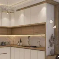نصب کابینت  ام دی اف د فلزی