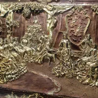 تابلو برجسته چوبی