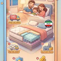 تشک طبی،فنری،طبی فنری، مموری قیمت کارخانه