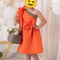 لباس مجلسی دخترانه ۲ عدد