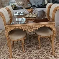 مبل هفت نفره همراه با میز غذا خوری شش نفره راش|مبلمان خانگی و میز عسلی|ورامین, ورامین|دیوار