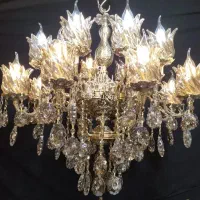 لوستر ۸ شاخه طوقه بزرگ