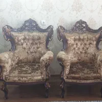 مبل سلطنتی ۹ نفره|مبلمان خانگی و میز عسلی|شاهین‌شهر, اقبال لاهوری|دیوار