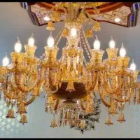 لوسترکریستال عسلی  باکارات وارداتی